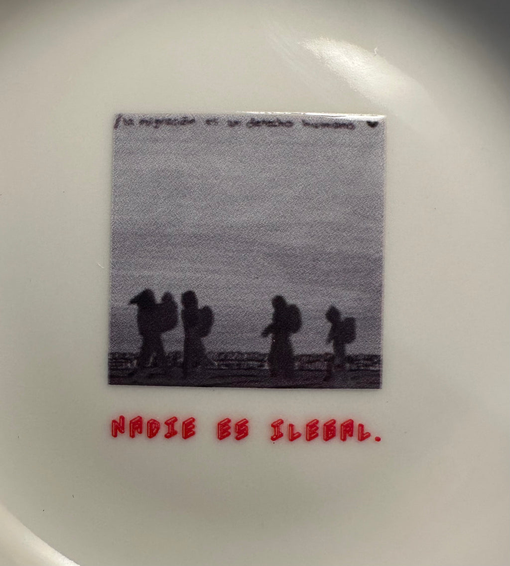 "Migration" ceramic plate