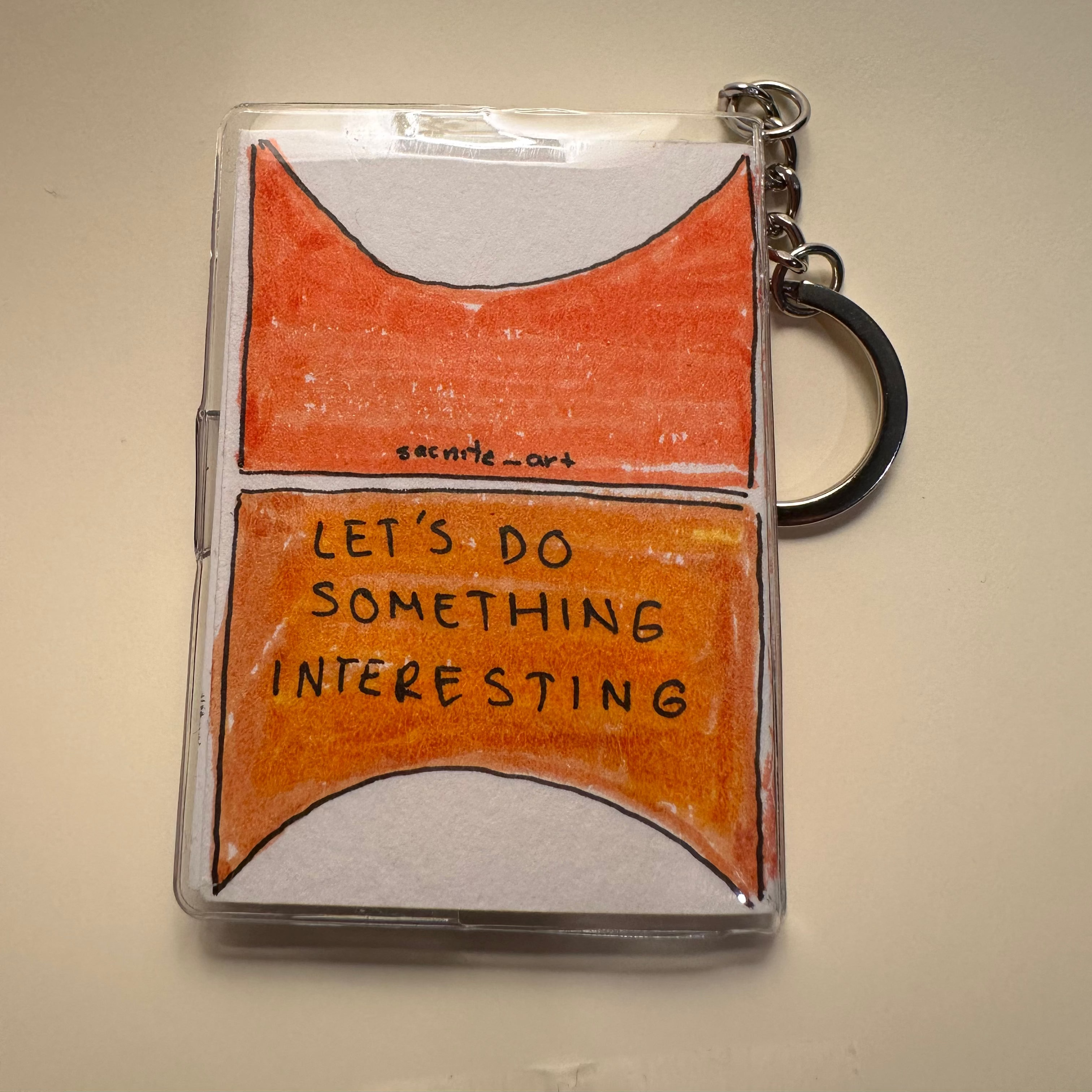 Llavero de mini libreta "Scribe"