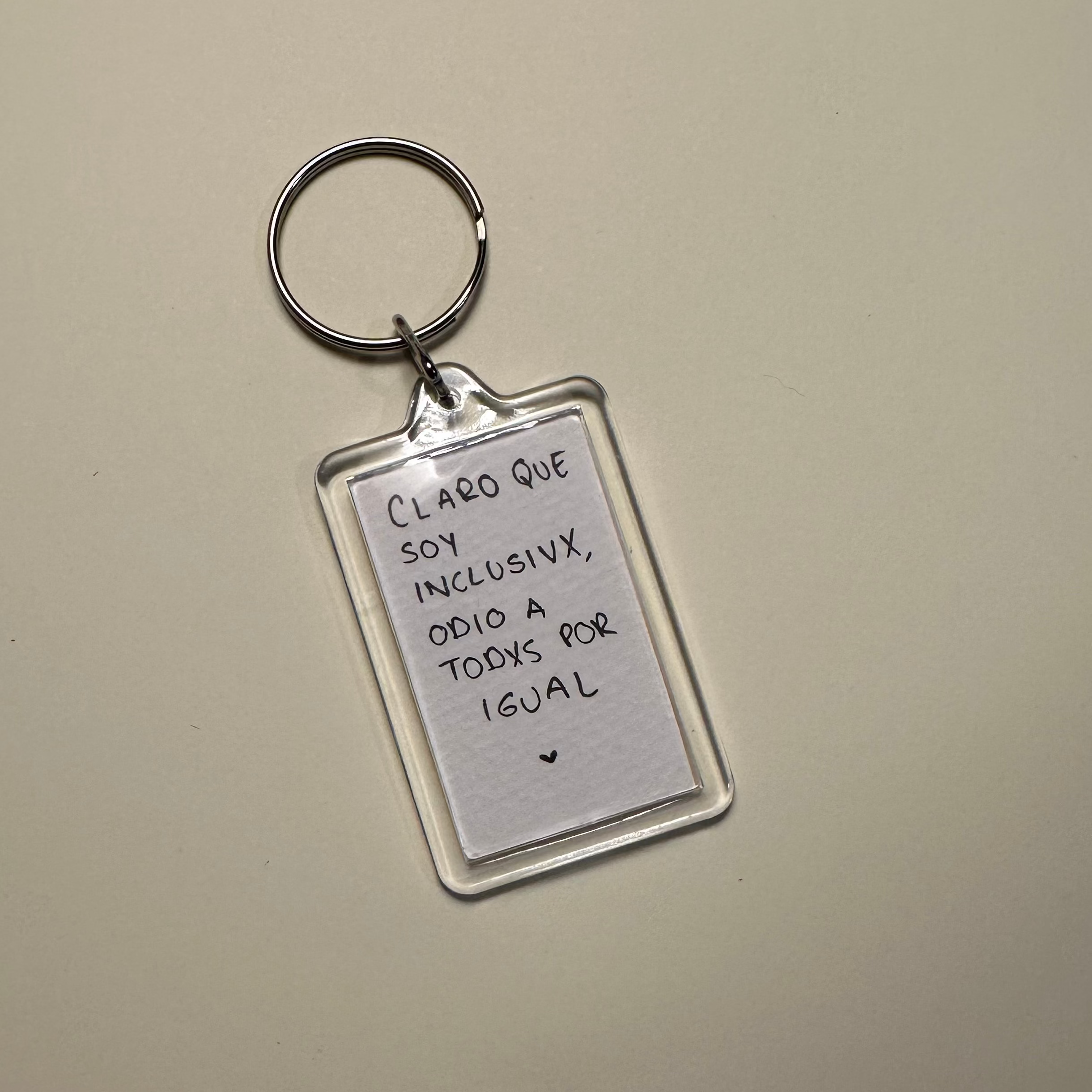 Hand-painted keychain — "Little Hand" (Unique piece)