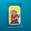 Pintura hecha a mano (Imán para refrigerador) "Charros" (pieza única)